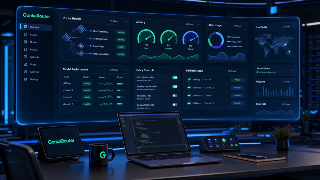 Gateway operations dashboard