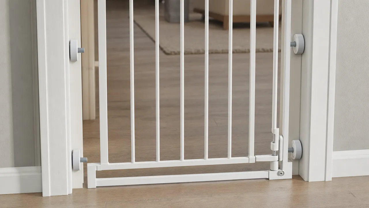 A pressure-mounted gate needs full contact at all four pressure points