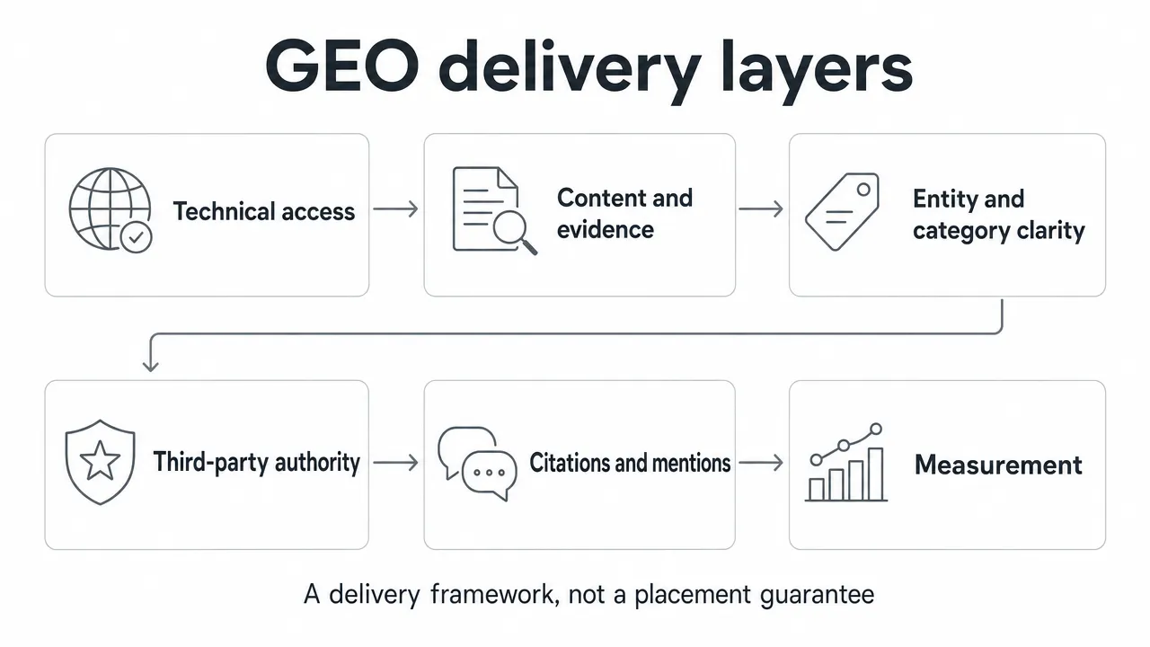 GEO delivery layers
