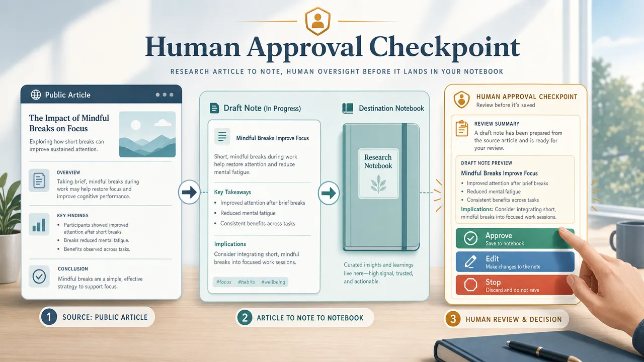 Human Approval Checkpoint
