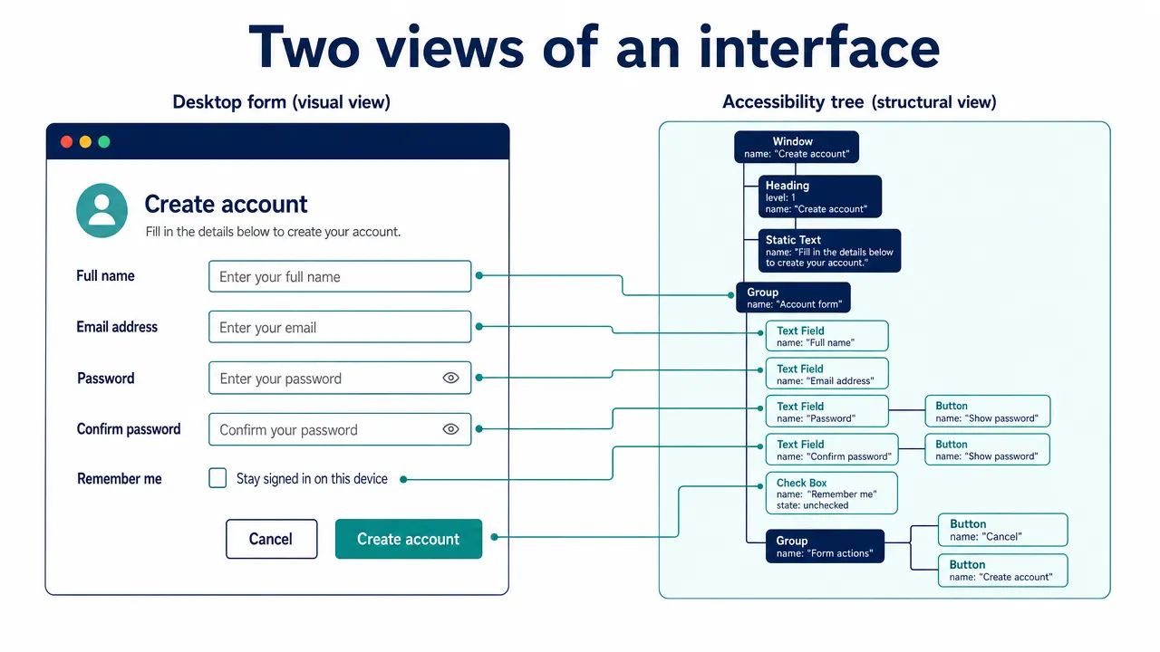 Two views of an interface