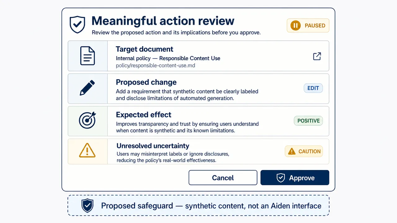 Meaningful action review