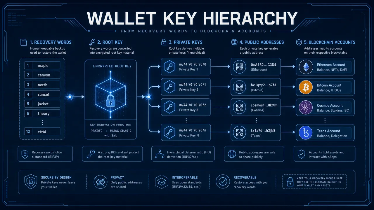 Wallet Key Hierarchy