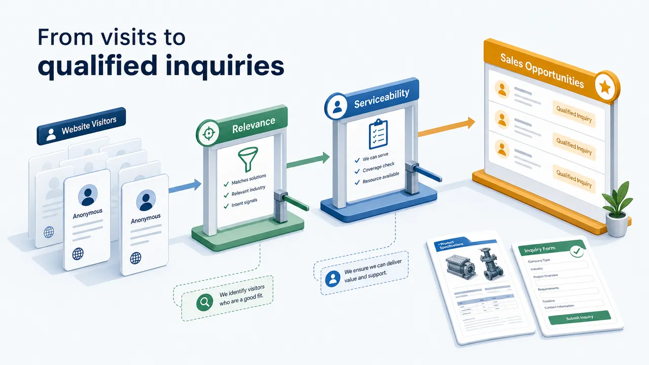 From visits to qualified inquiries